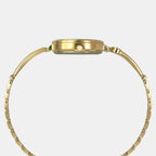 Fria Women Quartz Silver Dial Analog Brass Watch TWEL18405