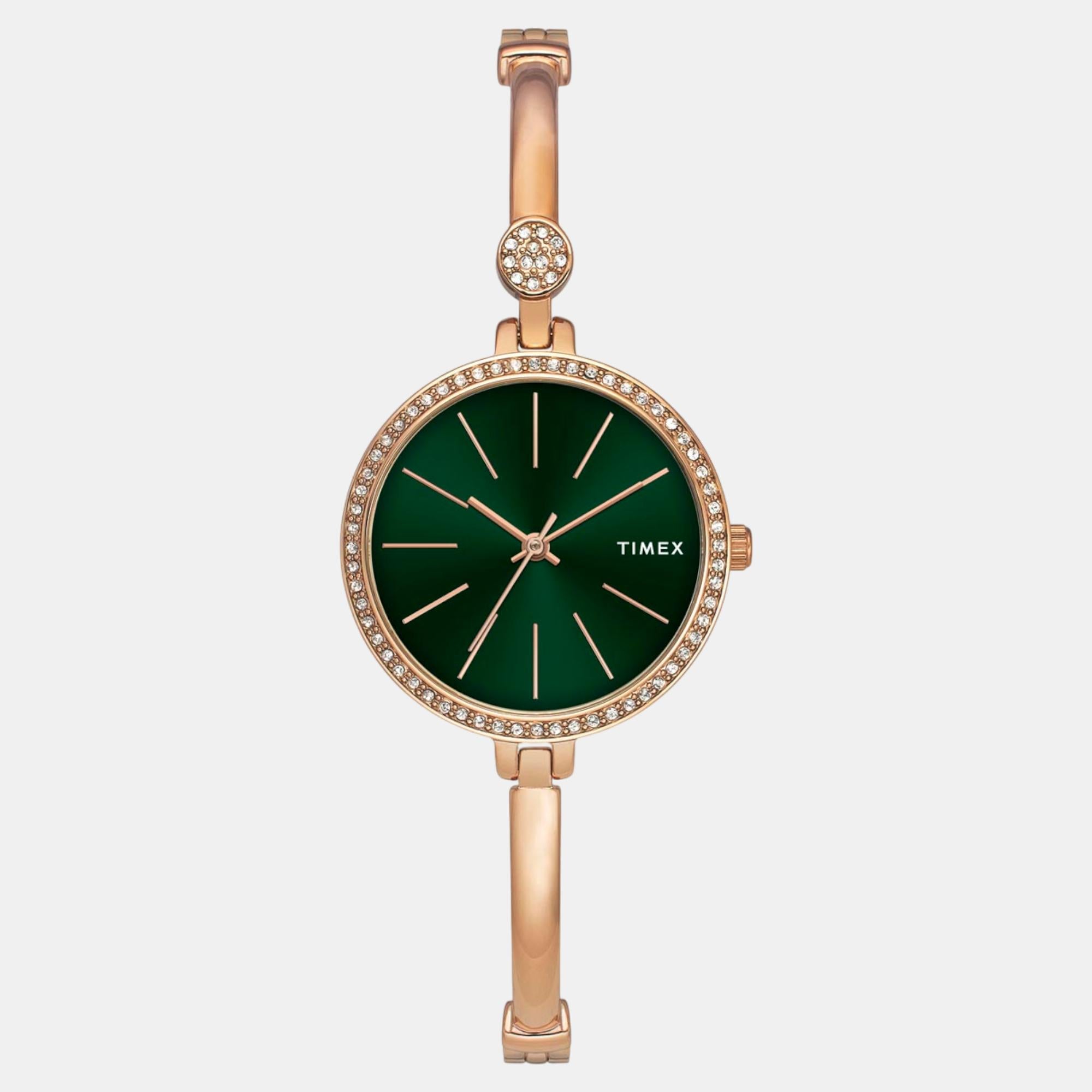 Timex Round Green Analog watch