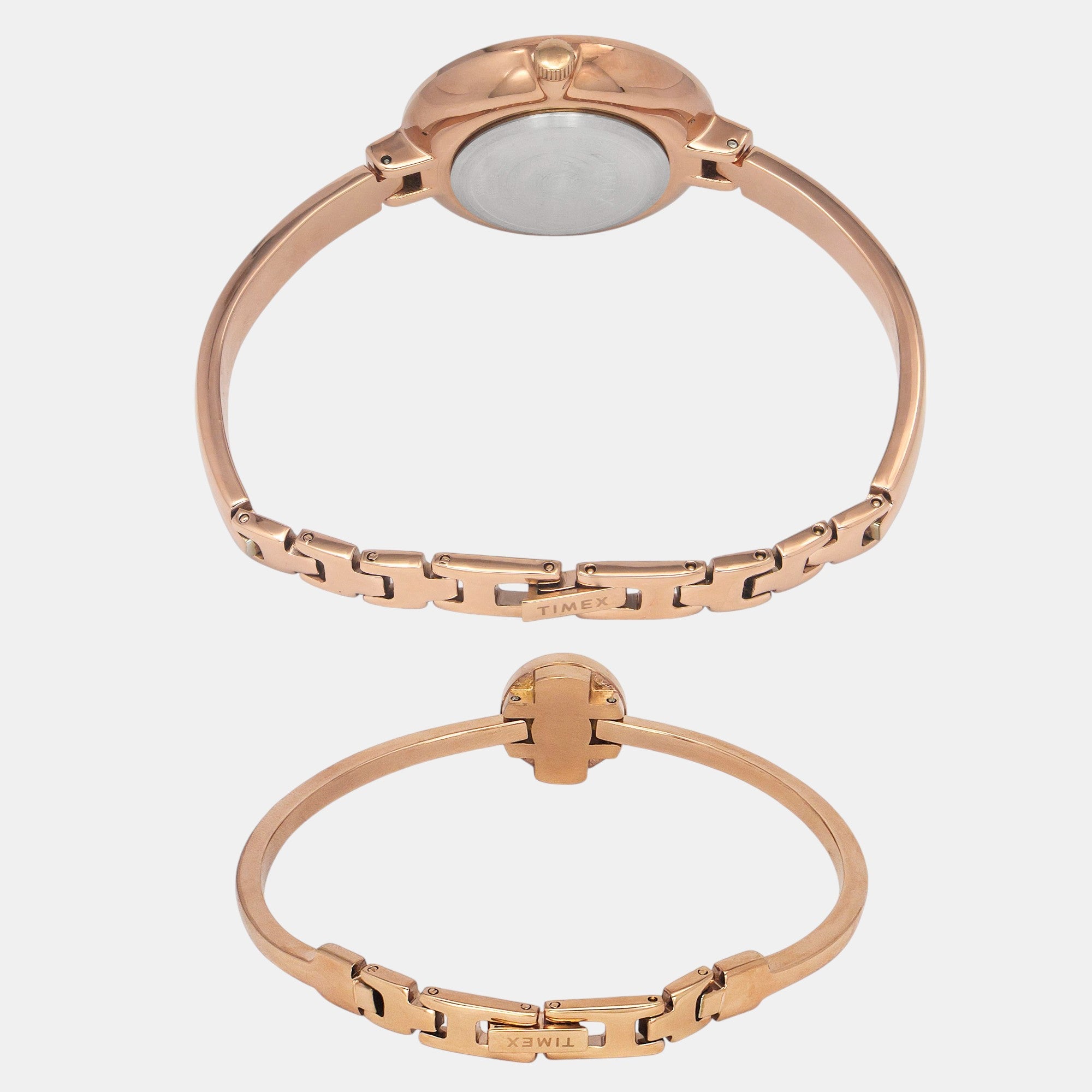 Fria Women Quartz Rose Gold Dial Analog Brass Watch TWEL18502