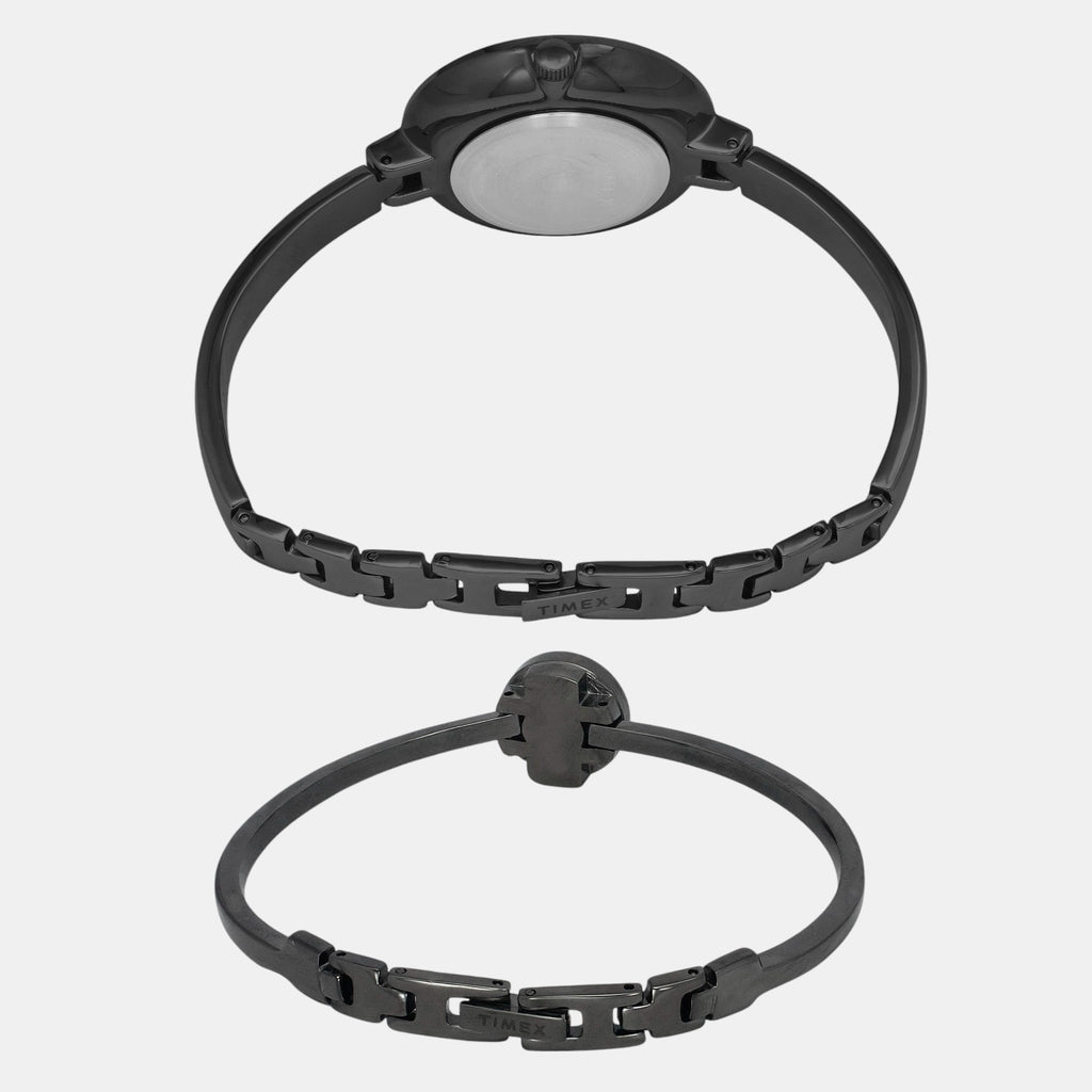 Fria Women Quartz Green Dial Analog Brass Watch TWEL18503