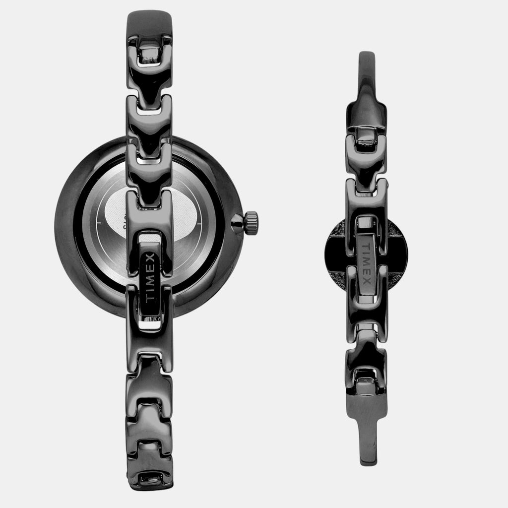 Fria Women Quartz Green Dial Analog Brass Watch TWEL18503