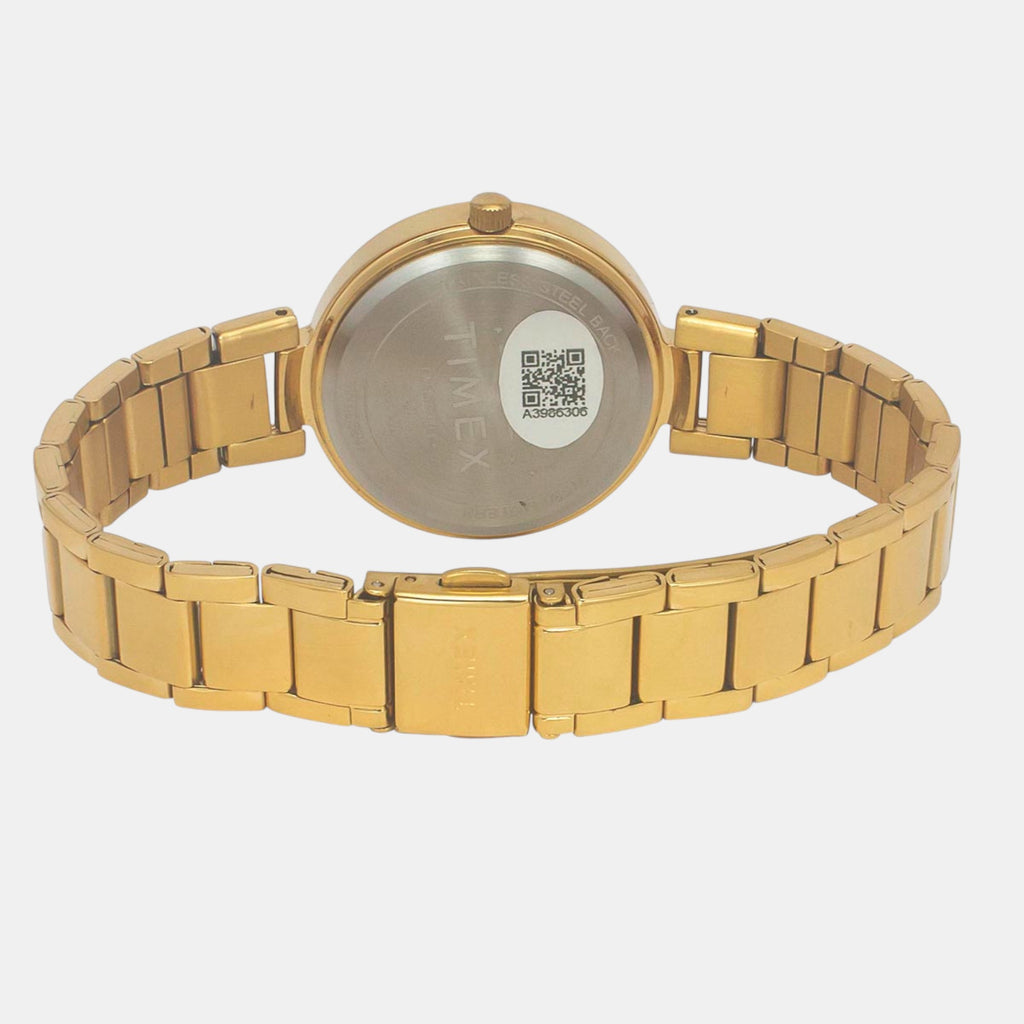 Fashion Women Quartz Green Dial Multi-Function Stainless Steel Watch TWEL18700