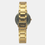 Fashion Women Quartz Green Dial Multi-Function Stainless Steel Watch TWEL18700