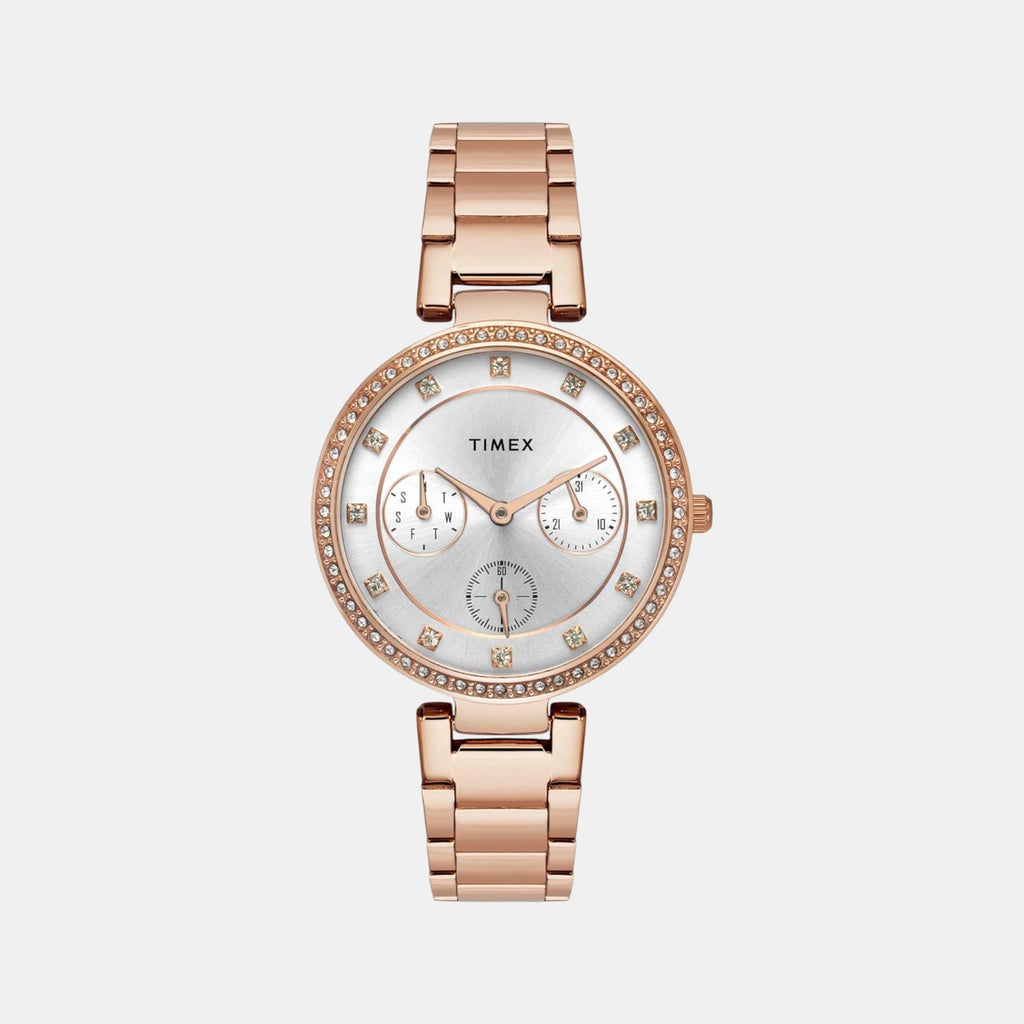 Trendline Women Quartz Dial Multi-Function Stainless Steel Watch TWEL18702