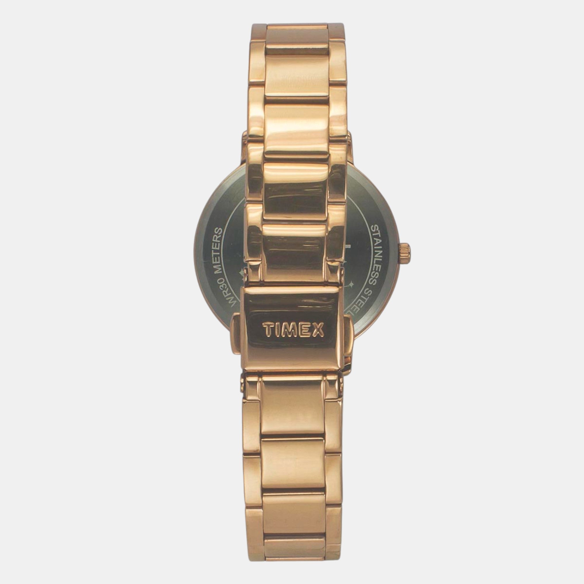 Fashion Women Quartz Silver Dial Multi-Function Stainless Steel Watch TWEL18702