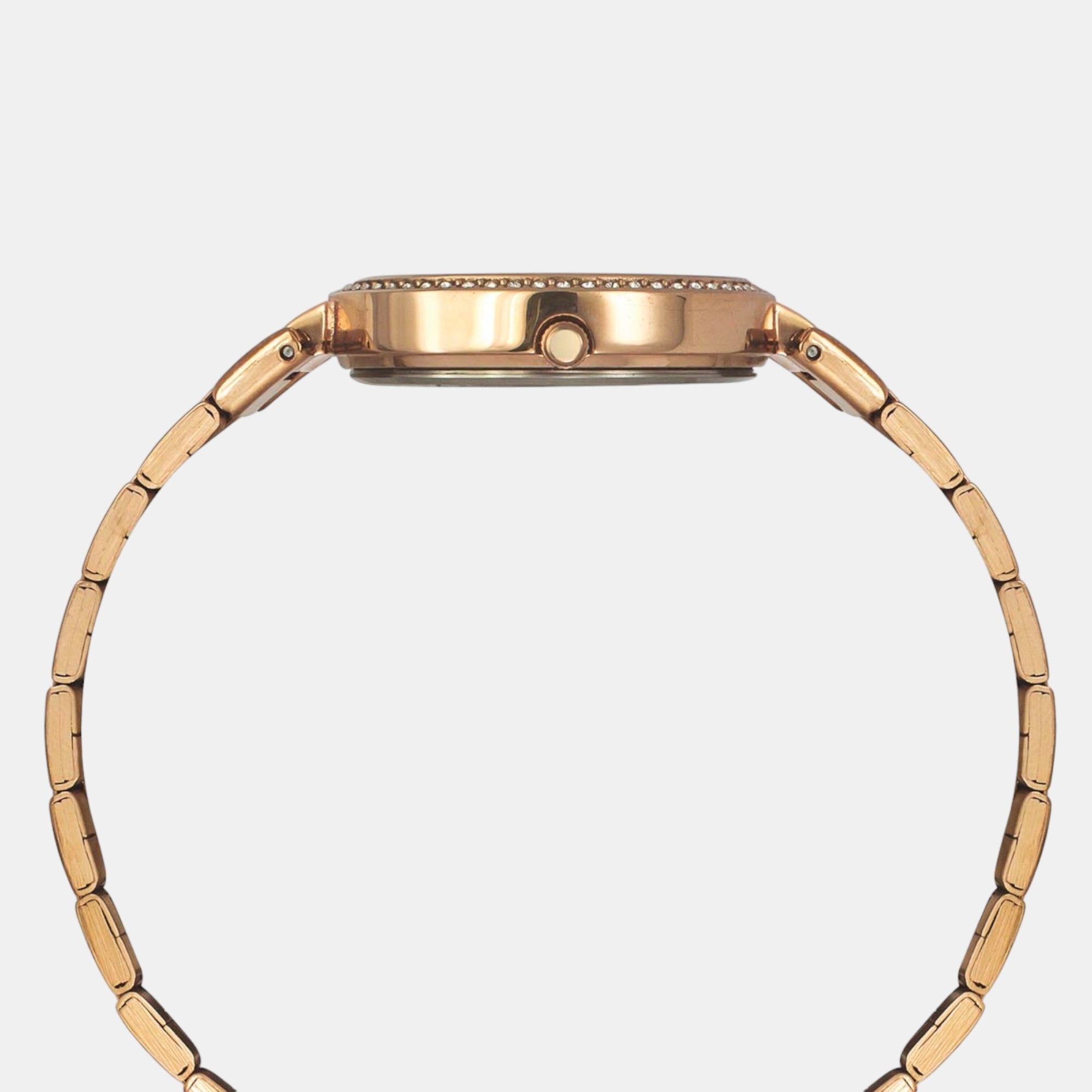 Fashion Women Quartz Blue Dial Multi-Function Stainless Steel Watch TWEL18703