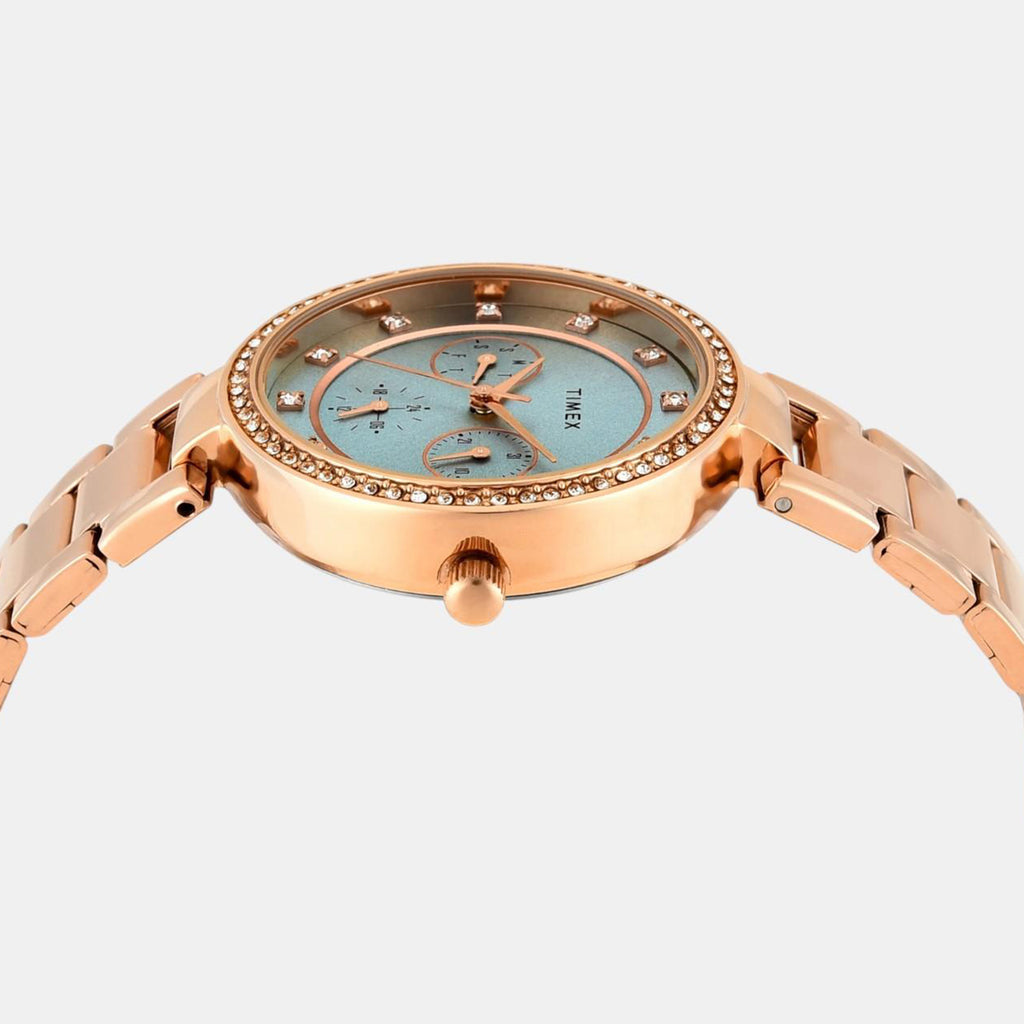 Trendline Women Quartz Dial Multi-Function Stainless Steel Watch TWEL18705