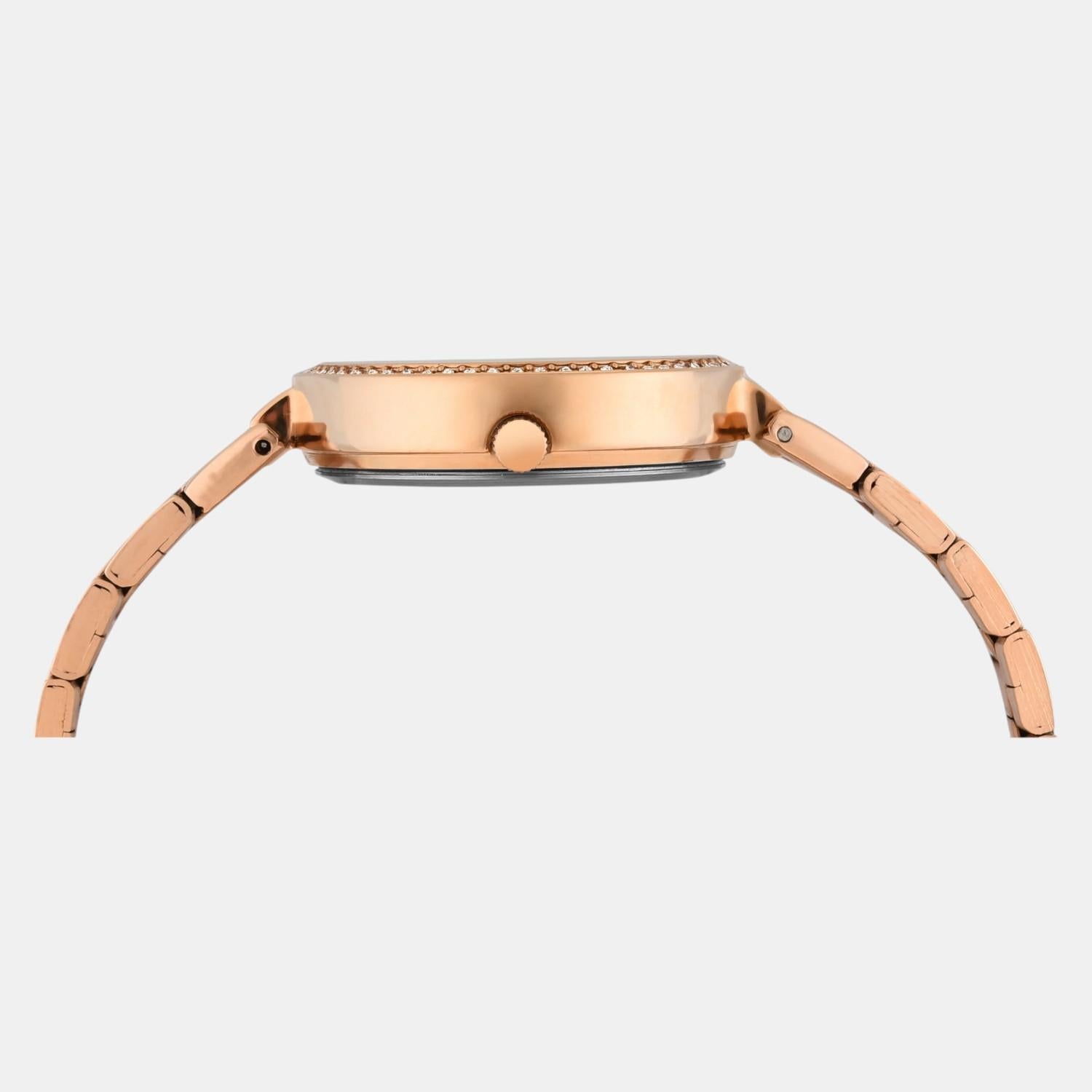 Fashion Women Quartz Blue Dial Multi-Function Stainless Steel Watch TWEL18705