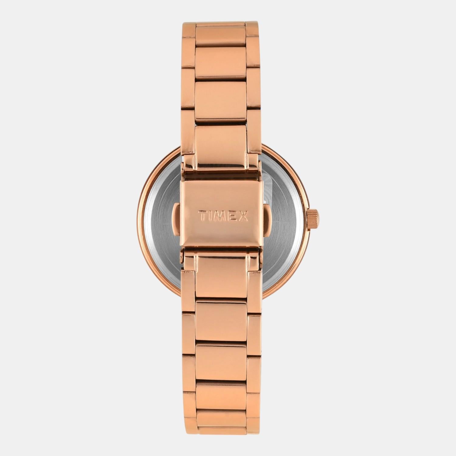 Fashion Women Quartz Blue Dial Multi-Function Stainless Steel Watch TWEL18705