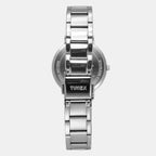 Fashion Women Quartz Teal Dial Multi-Function Stainless Steel Watch TWEL18706