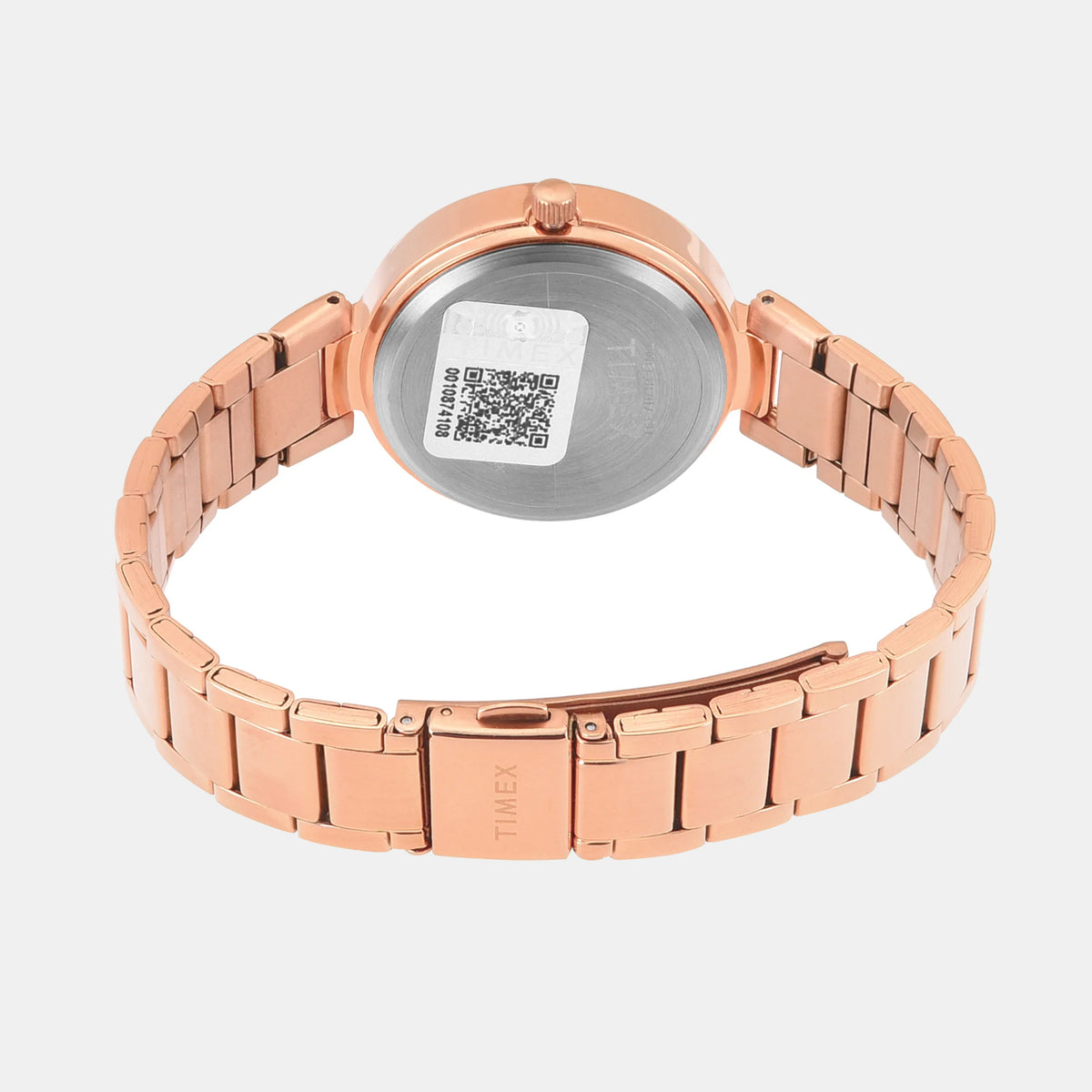 Trendline Women Quartz Pink Dial Multi-Function Stainless Steel Watch TWEL18707