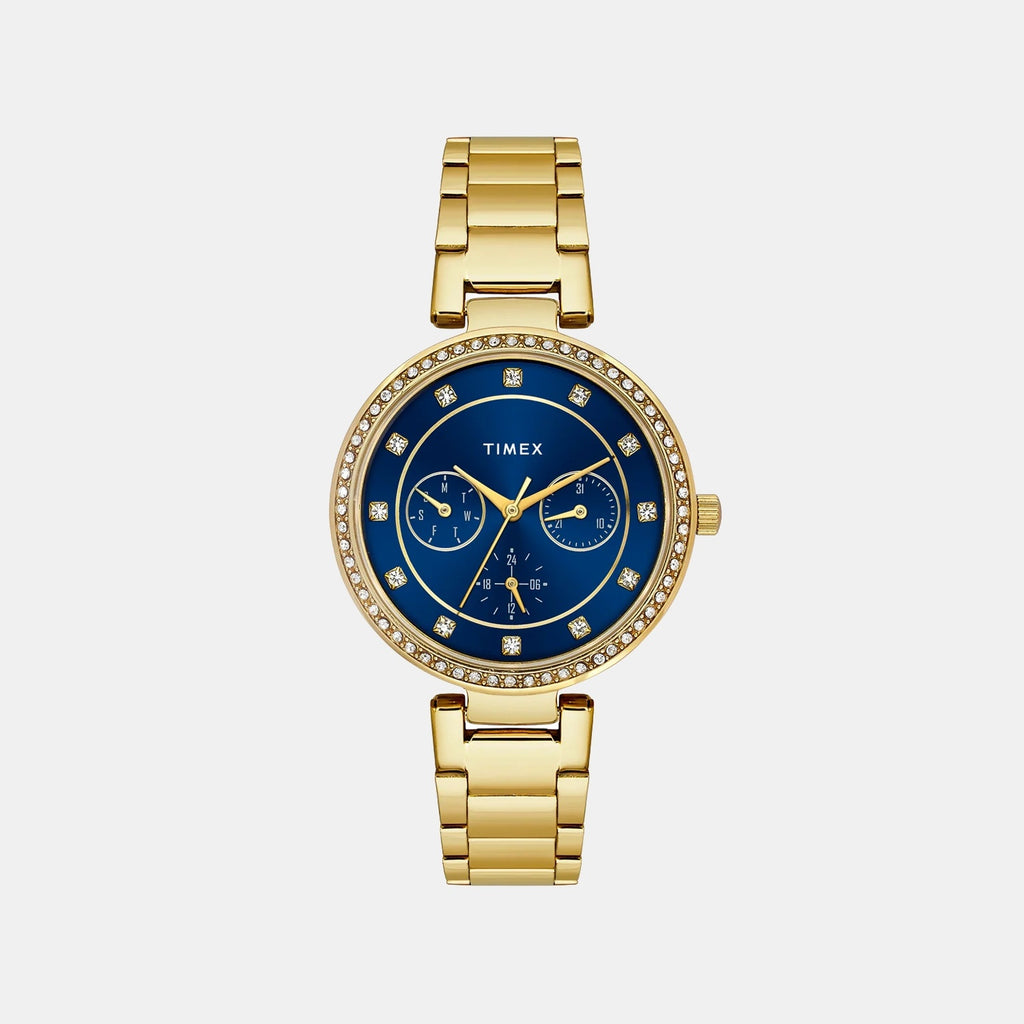 Trendline Women Quartz Dial Multi-Function Stainless Steel Watch TWEL18709