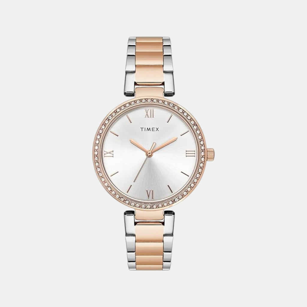 Trendline Women Quartz Silver Dial Analog Stainless Steel Watch TWEL18714