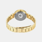 Fashion Women Quartz Green Dial Analog Stainless Steel Watch TWEL18716