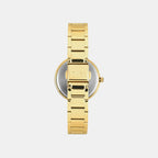 Fashion Women Quartz Green Dial Analog Stainless Steel Watch TWEL18716