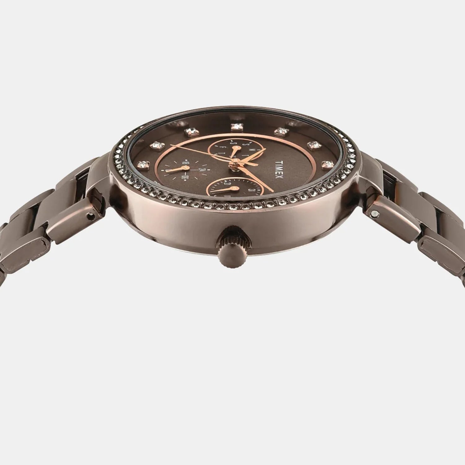 Trendline Women Quartz Dial Multi-Function Stainless Steel Watch TWEL18722