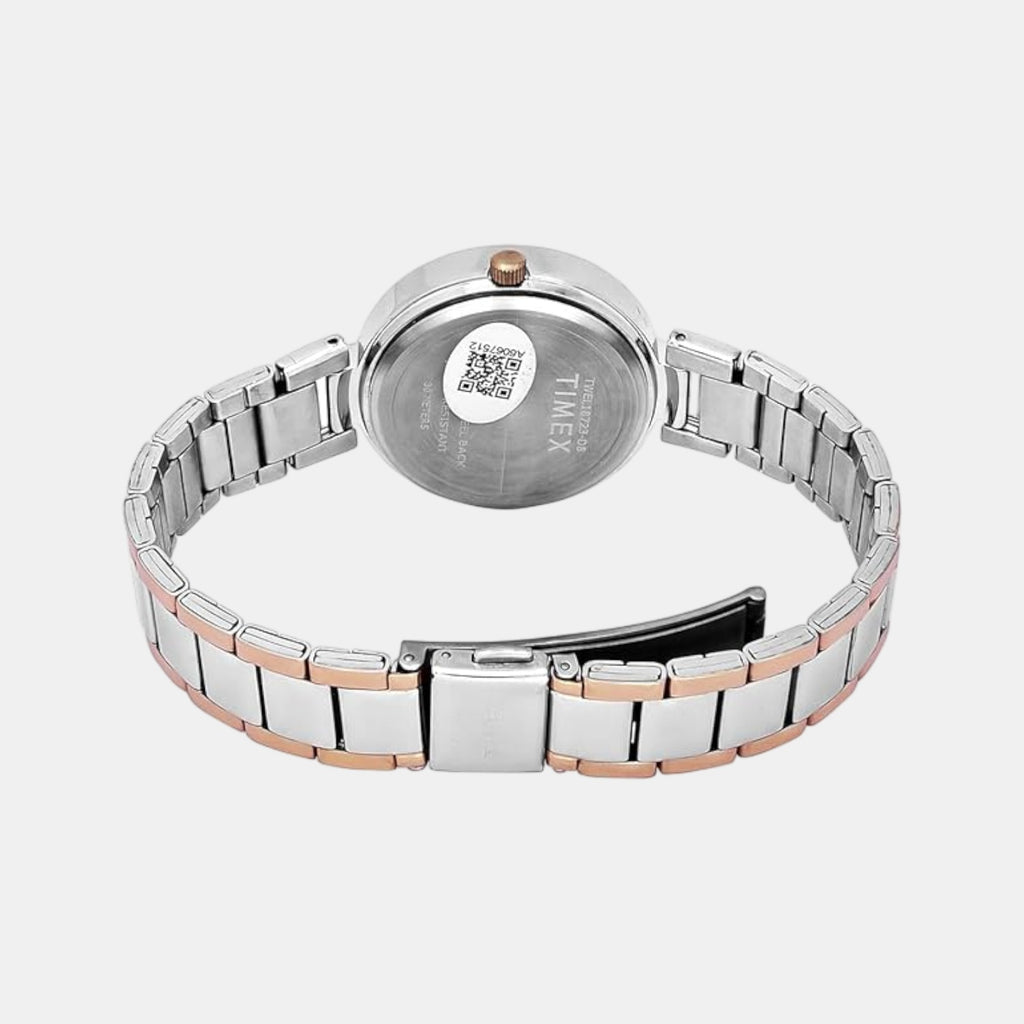 Trendline Women Quartz Silver Dial Multi-Function Stainless Steel Watch TWEL18723