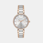 Trendline Women Quartz Silver Dial Multi-Function Stainless Steel Watch TWEL18723