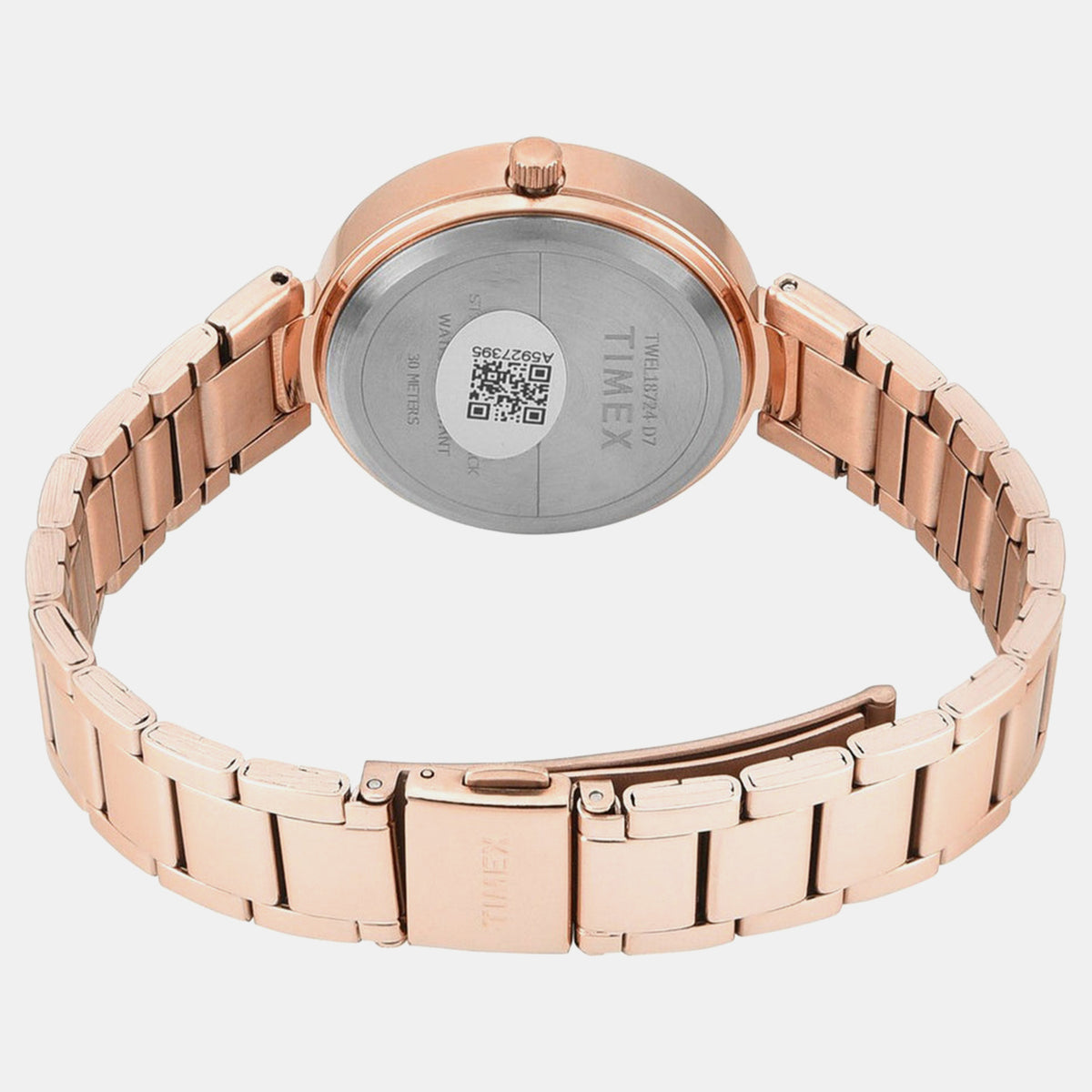 Trendline Women Quartz Red Dial Analog Stainless Steel Watch TWEL18724
