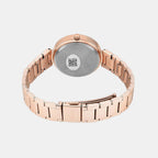 Fashion Women Quartz Purple Dial Analog Stainless Steel Watch TWEL18726