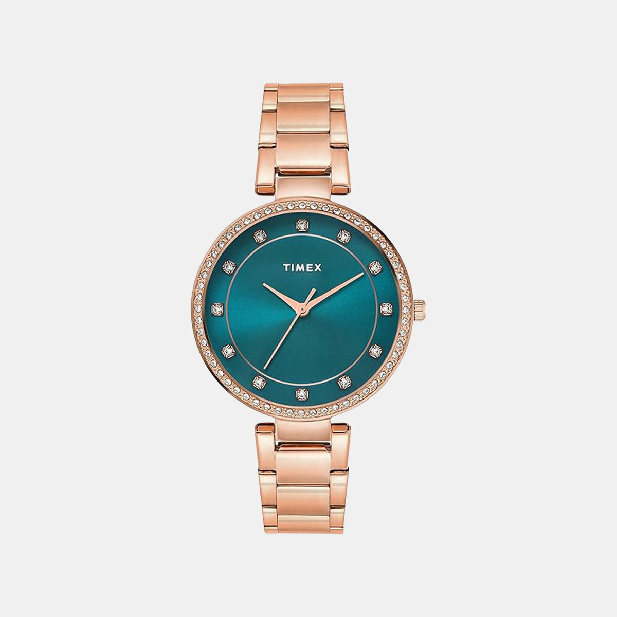 Trendline Women Quartz Teal Dial Analog Stainless Steel Watch TWEL18727