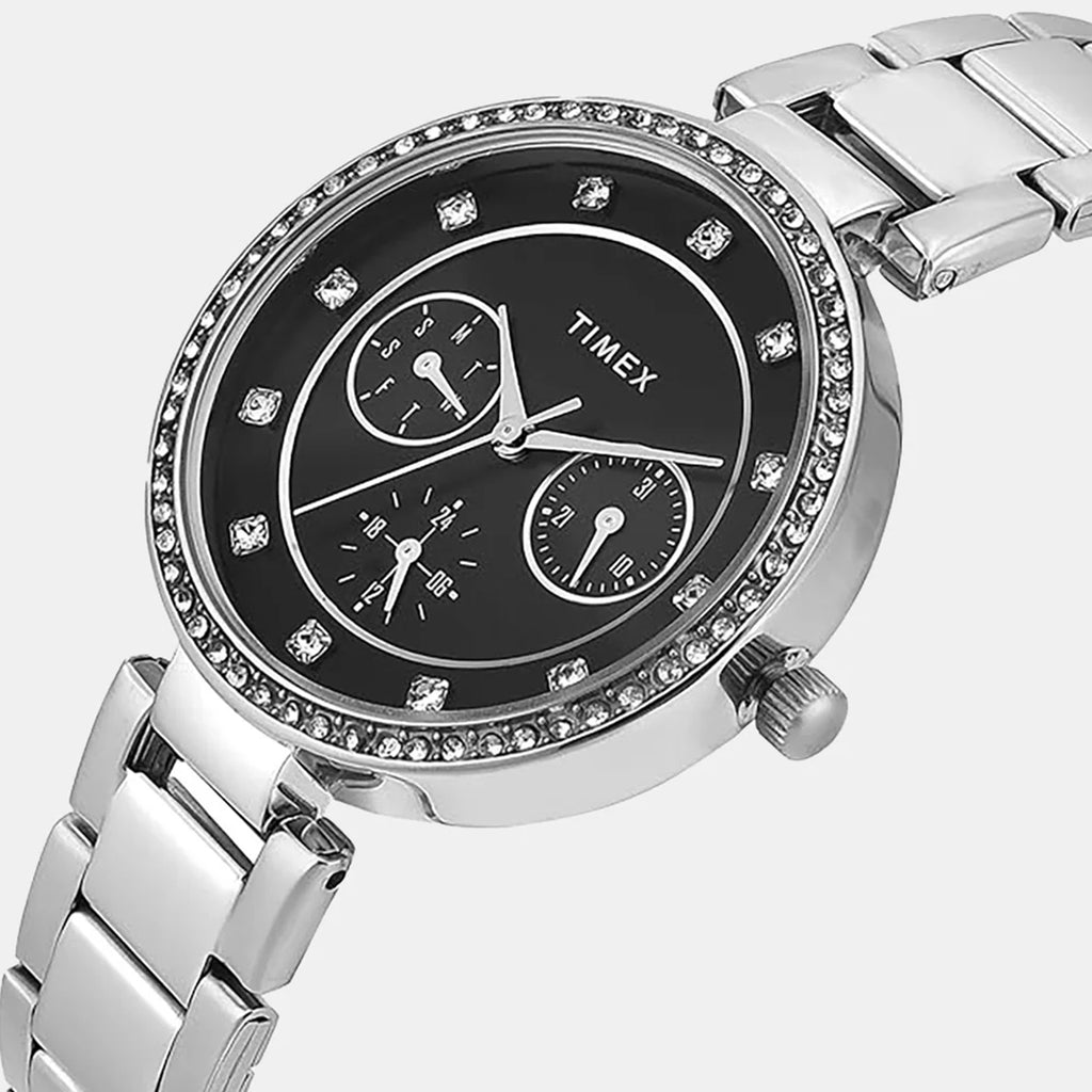 Trendline Women Quartz Dial Multi-Function Stainless Steel Watch TWEL18728