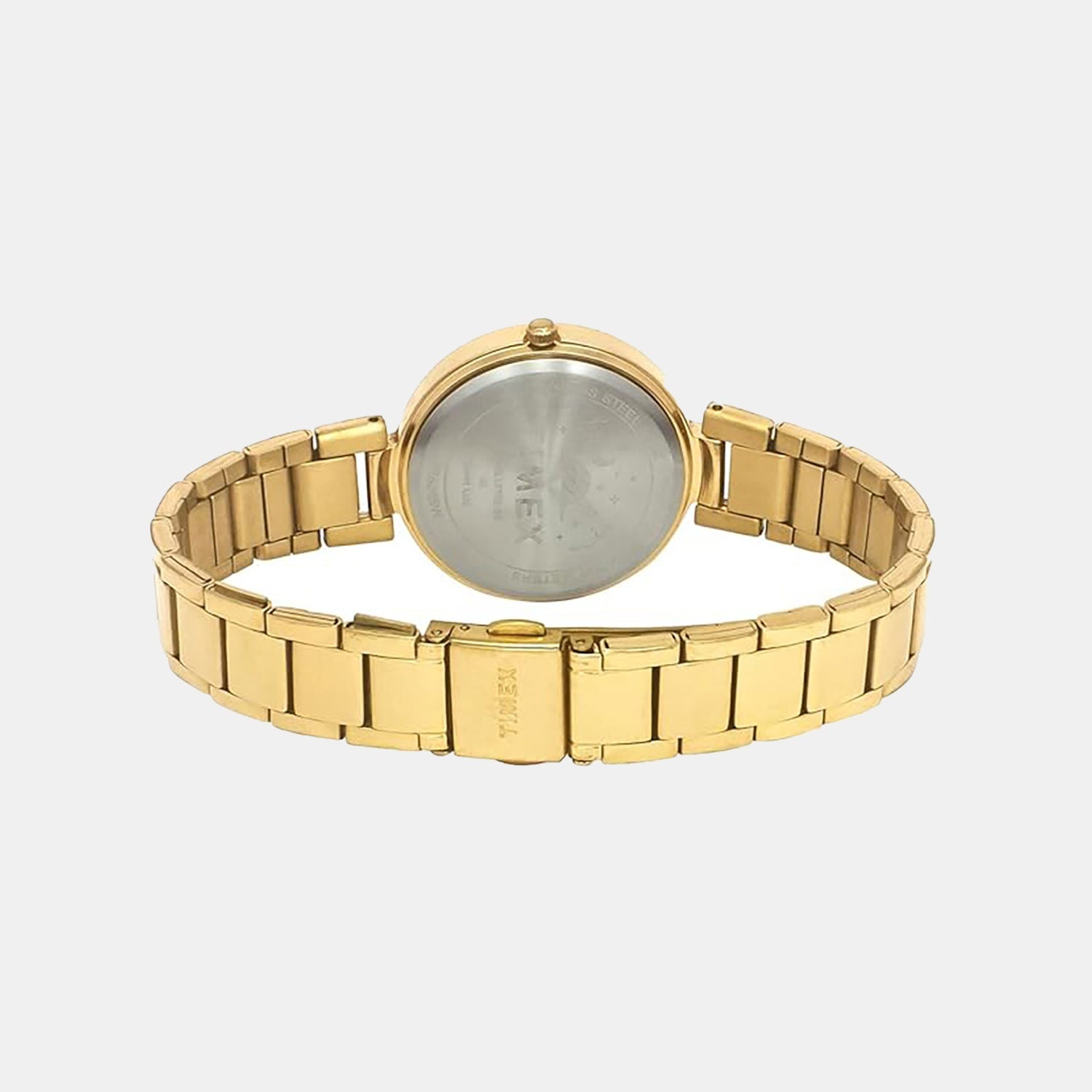 Trendline Women Quartz Champagne Dial Analog Stainless Steel Watch TWEL18732