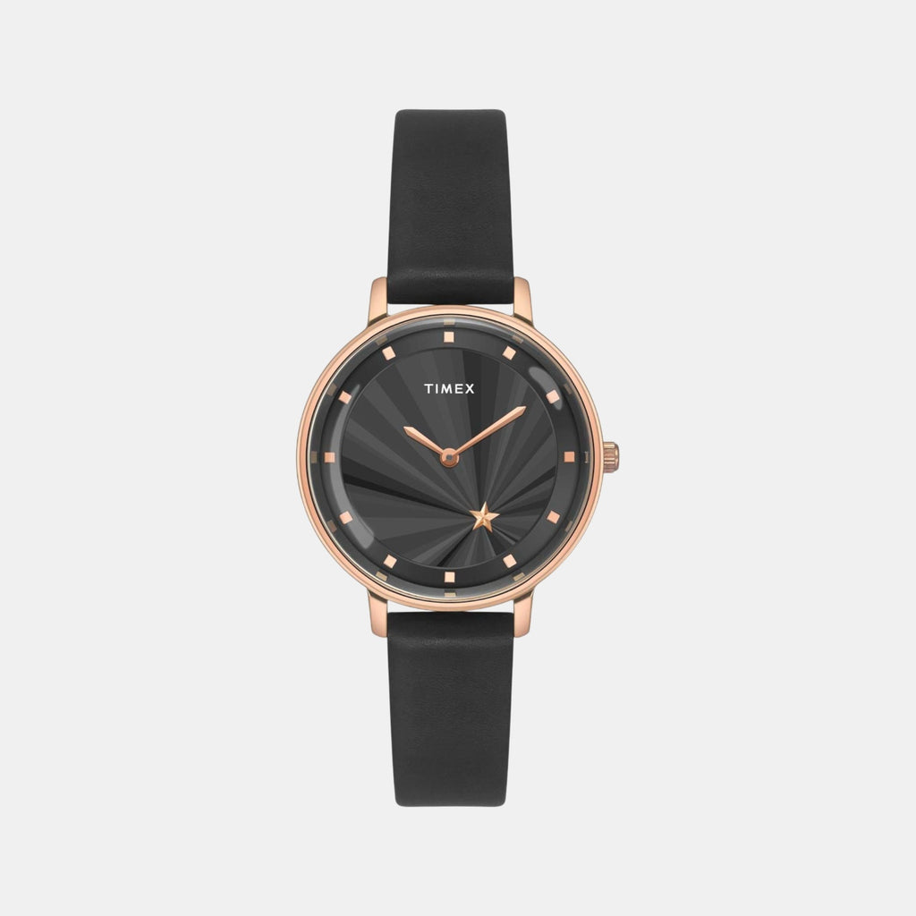 Fashion Women Quartz Dial Analog Leather Watch TWEL19101