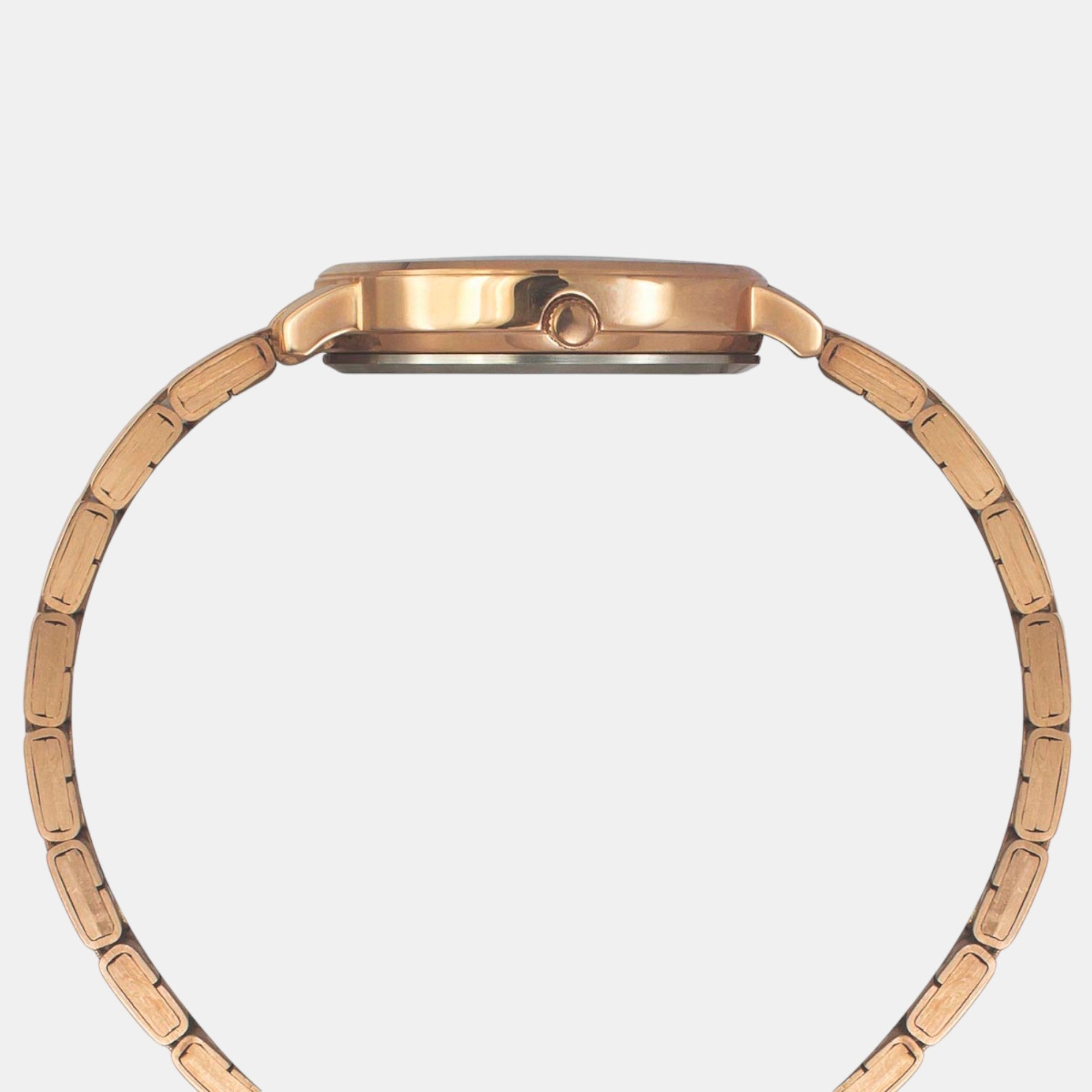 Fashion Women Quartz Silver Dial Analog Stainless Steel Watch TWEL19102