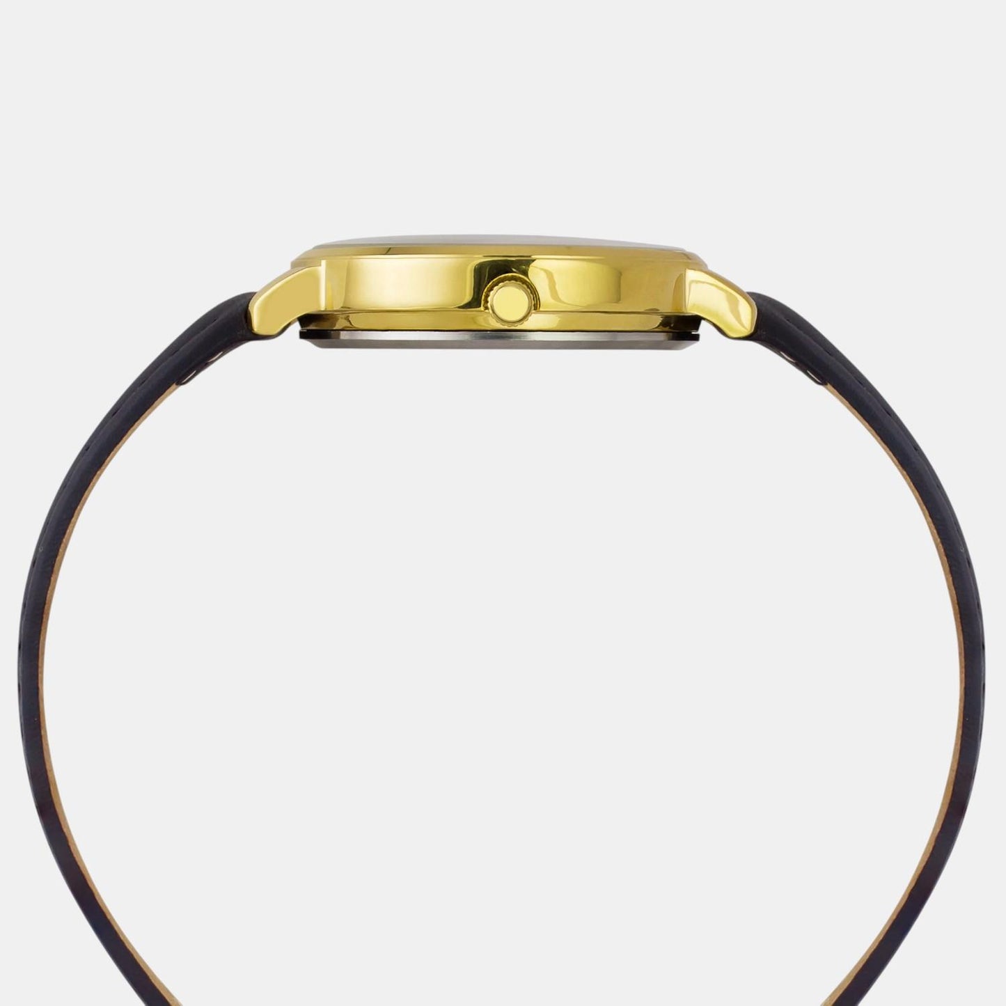 Fashion Women Quartz Green Dial Analog Leather Watch TWEL19104