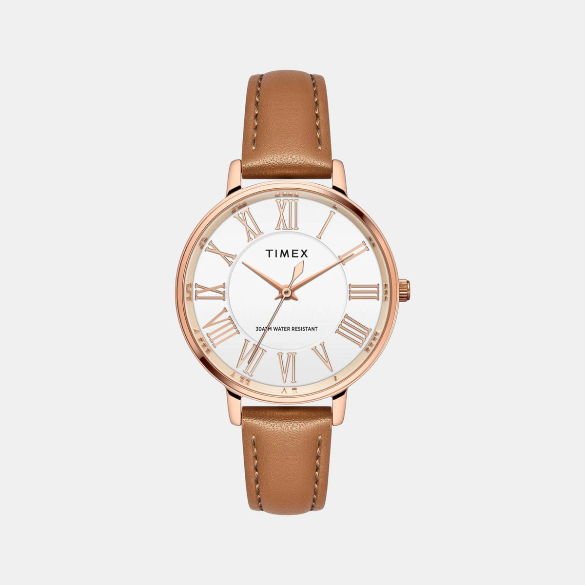 Trendline Women Quartz White Dial Analog Leather Watch TWEL19105