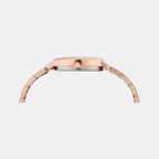 Women Quartz White Dial Analog Stainless Steel Watch TWEL19108