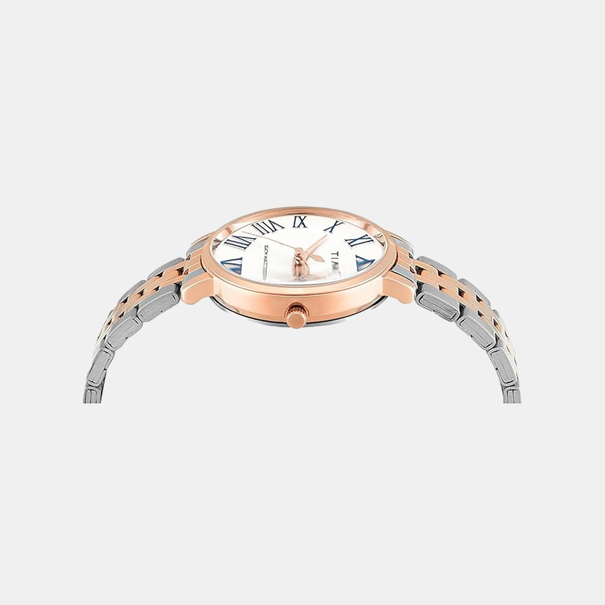 Trendline Women Quartz White Dial Analog Stainless Steel Watch TWEL19109