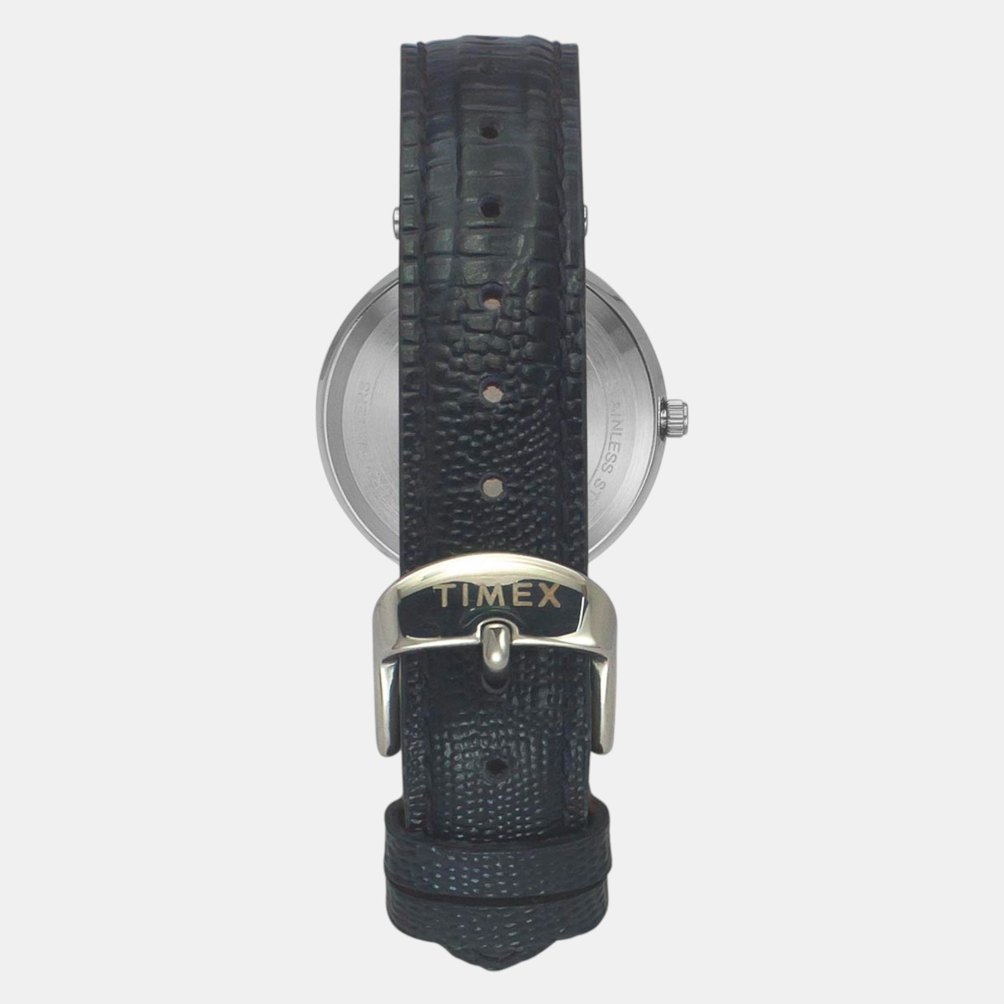 Fashion Women Quartz Blue Dial Analog Leather Watch TWEL19202