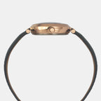 Fashion Women Quartz Black Dial Analog Leather Watch TWEL19203