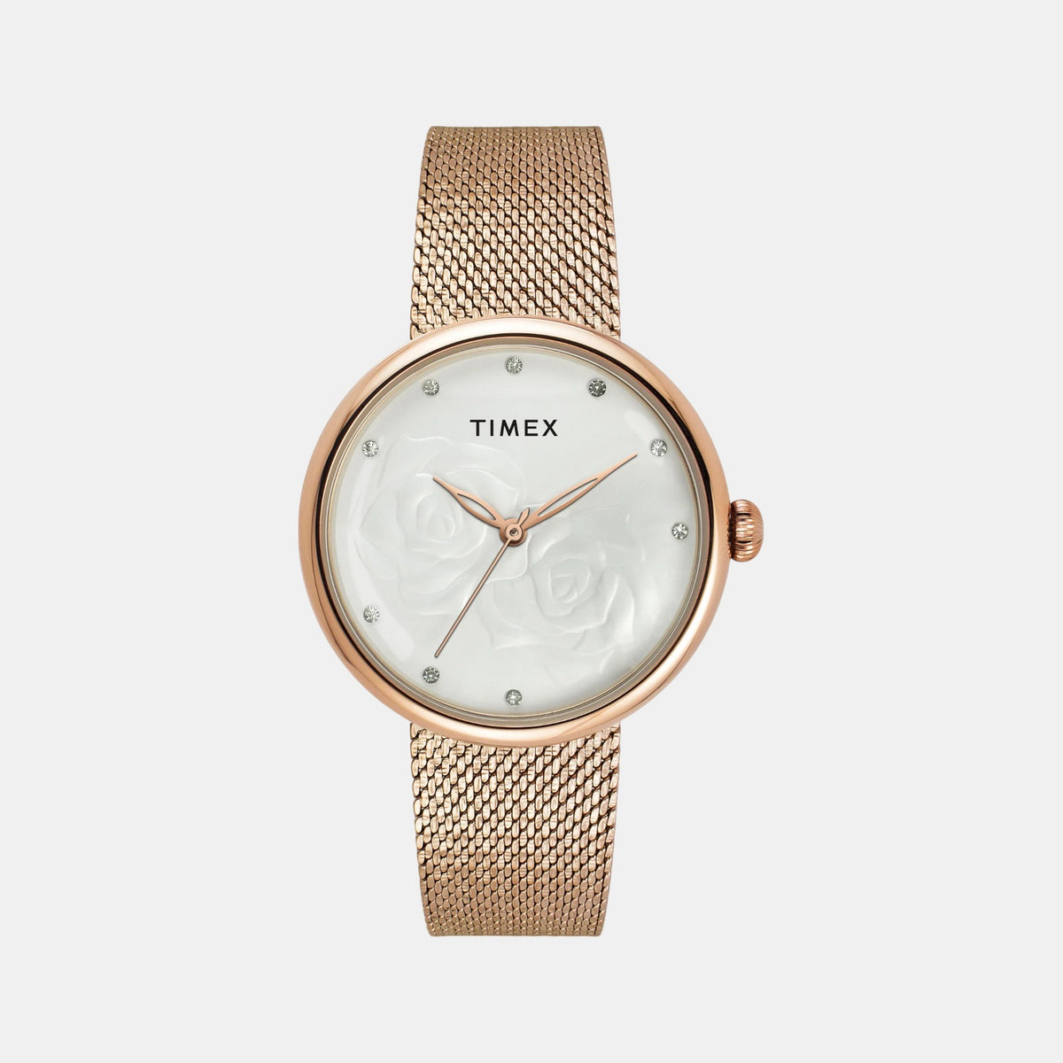 Trendline Women Quartz White Dial Analog Stainless Steel Watch TWEL19302