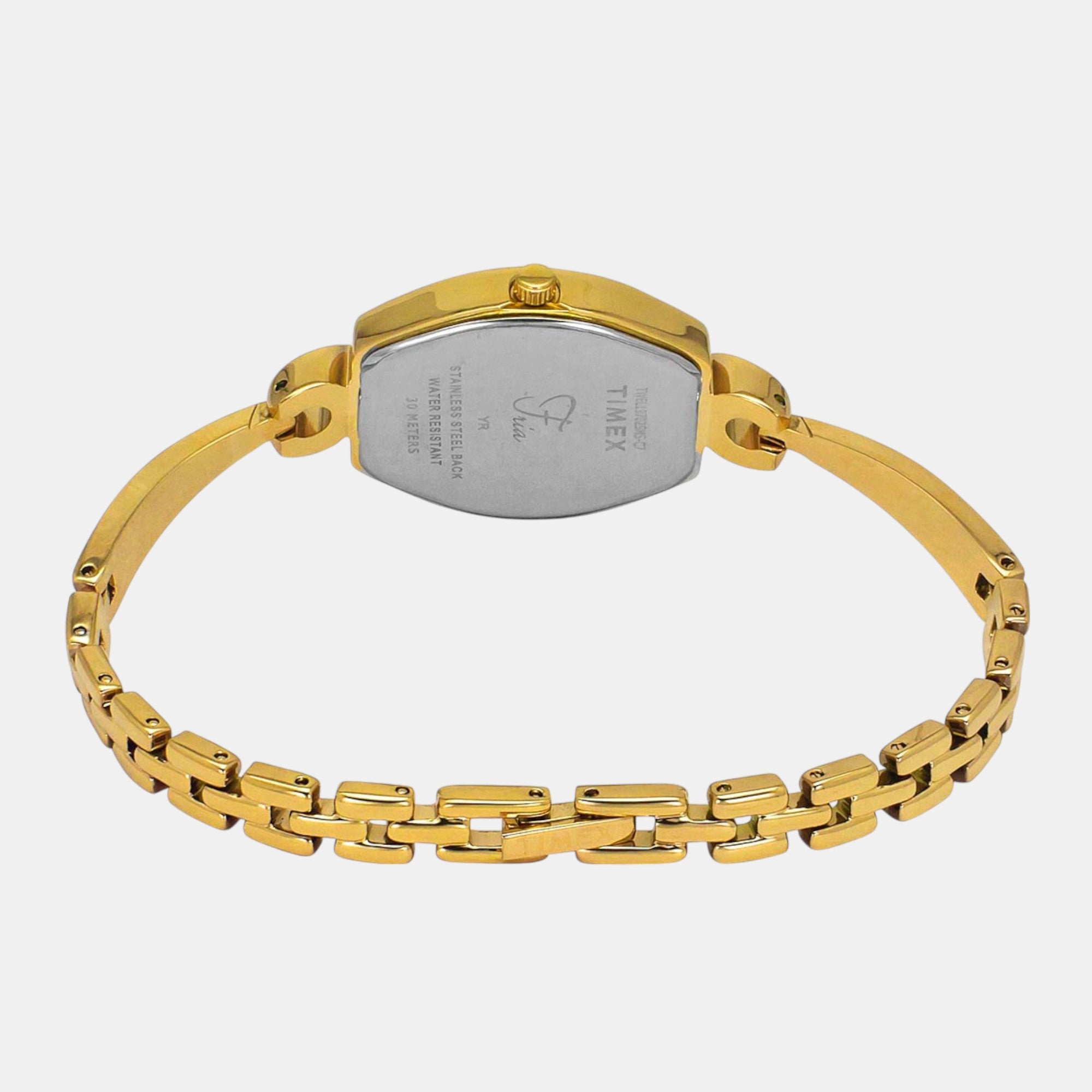 Fria Women Quartz Mother Of Pearl Dial Analog Brass Watch TWEL19701