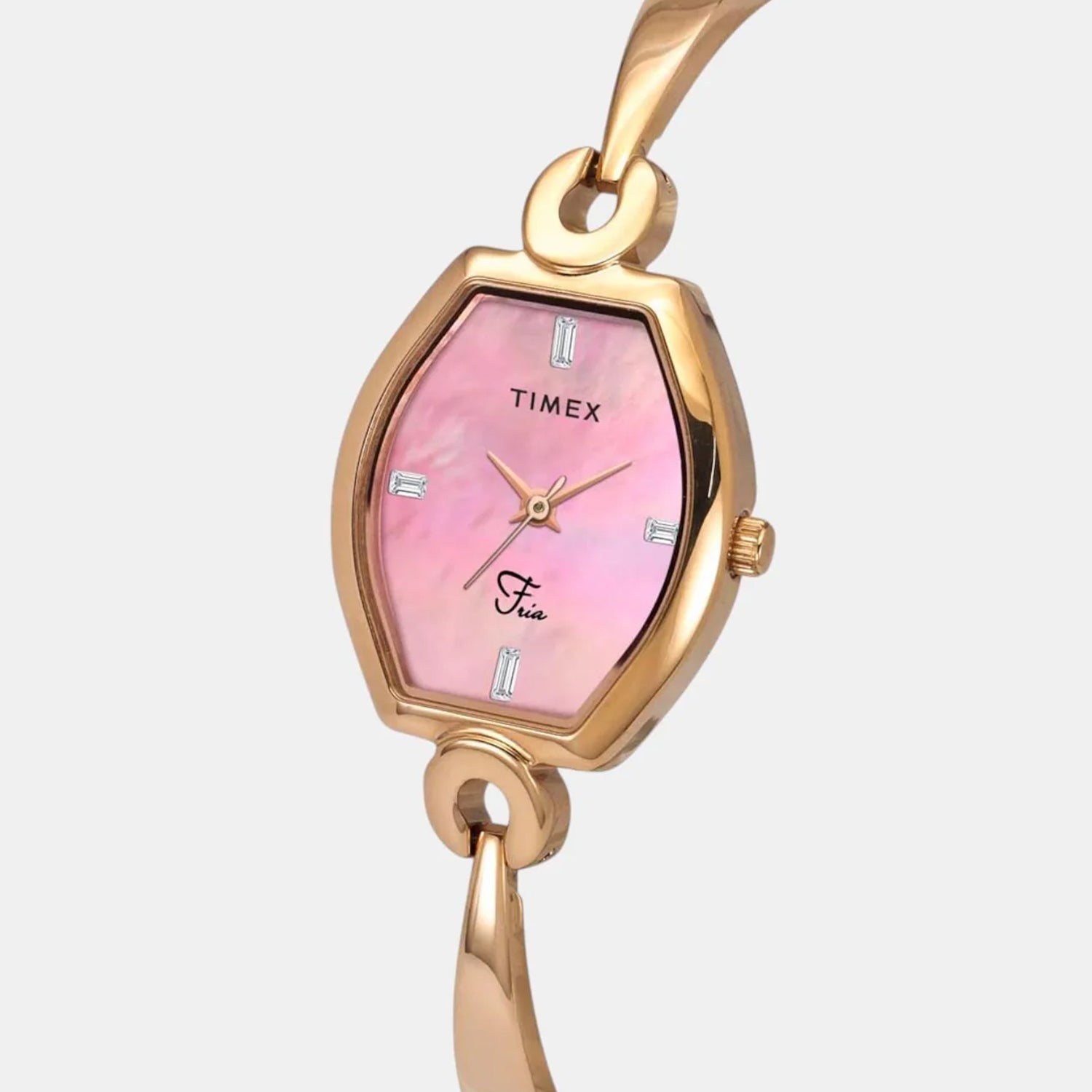 Fria Women Quartz Dial Analog Brass Watch TWEL19702