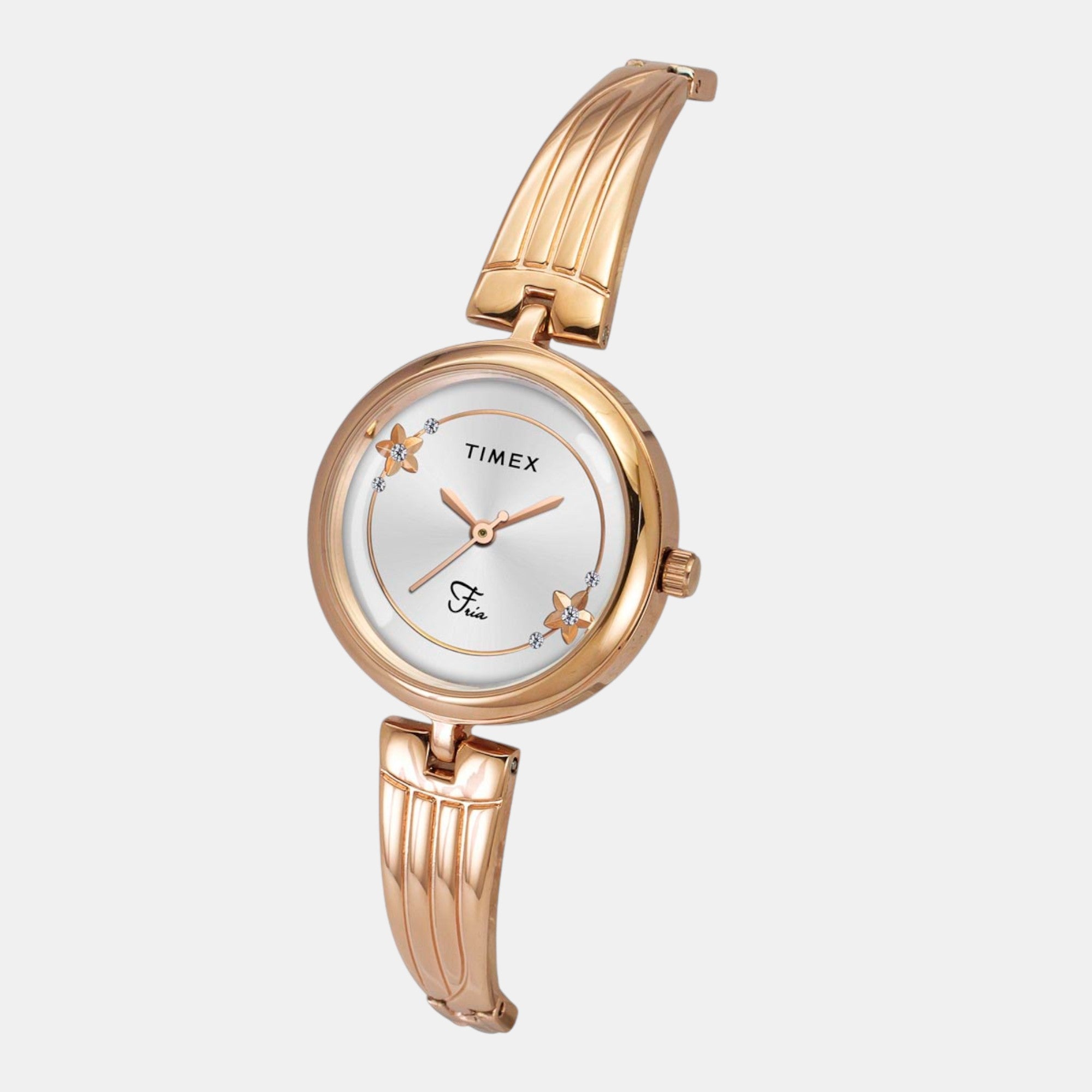 Fria Women Quartz Dial Analog Brass Watch TWEL19802
