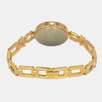 Fria Women Quartz Green Dial Analog Brass Watch TWEL19900