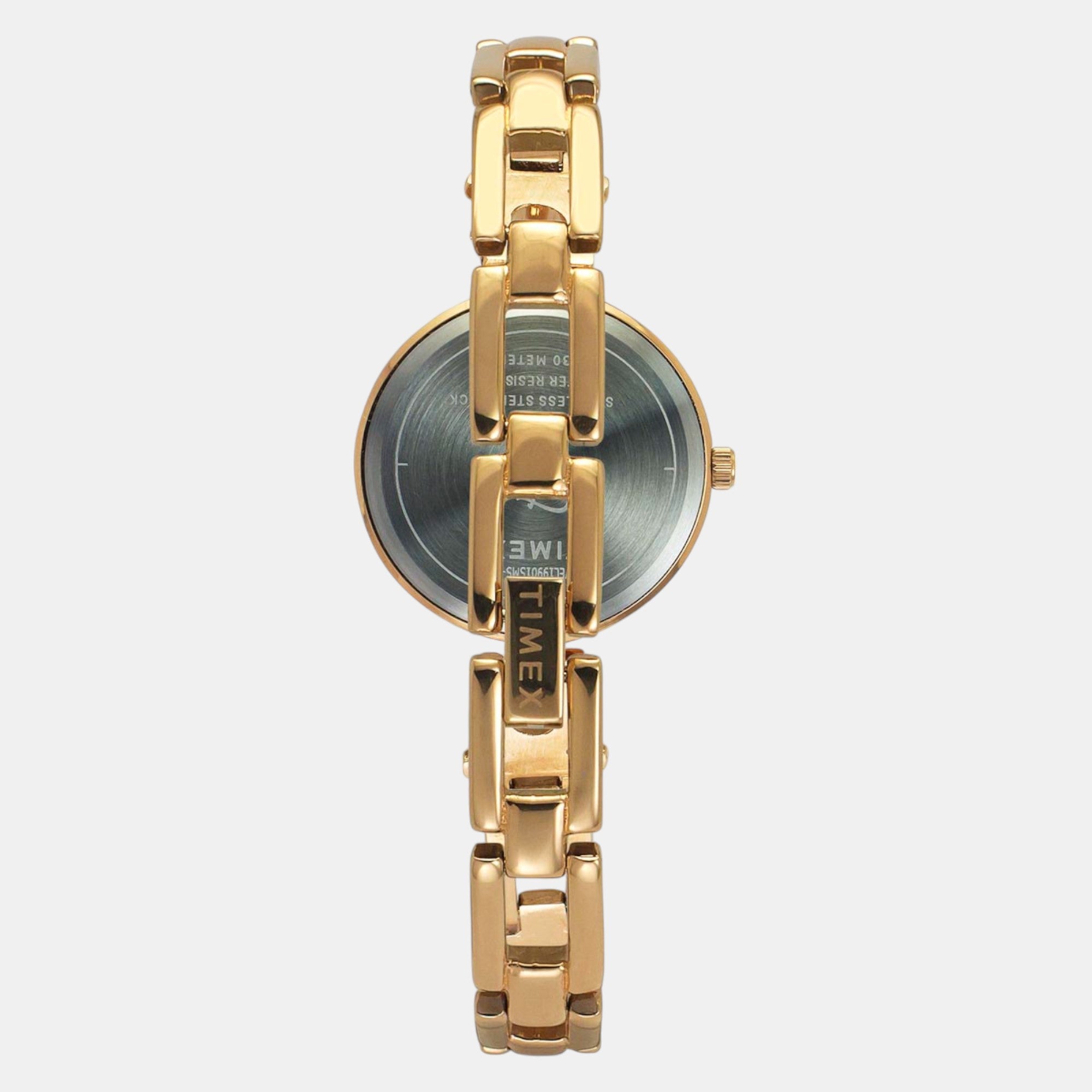 Fria Women Quartz Green Dial Analog Brass Watch TWEL19900