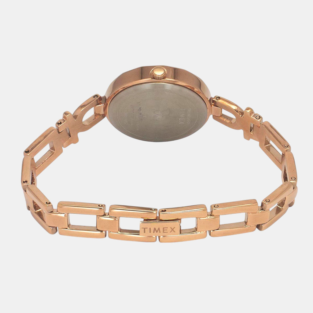 Fria Women Quartz Mother Of Pearl Dial Analog Brass Watch TWEL19902