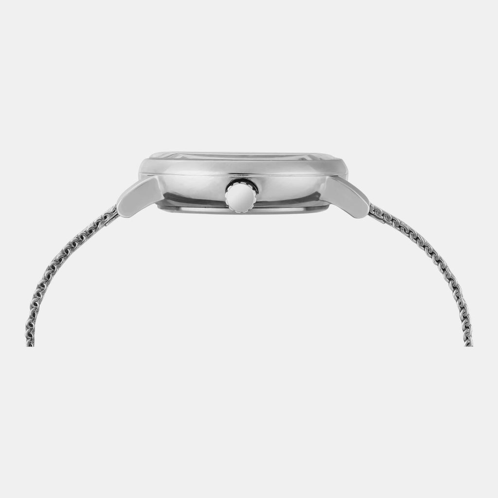 Fashion Women Quartz Blue Dial Multi-Function Stainless Steel Watch TWEL20301