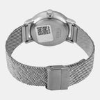 Fashion Women Quartz Blue Dial Multi-Function Stainless Steel Watch TWEL20301