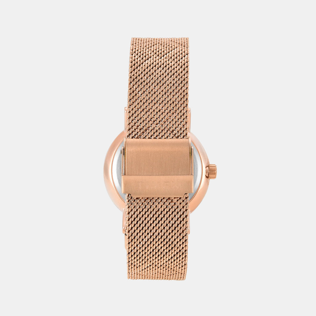 Fashion Women Quartz Green Dial Multi-Function Stainless Steel Watch TWEL20302