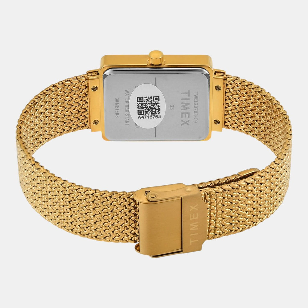 Fashion Women Quartz Mother Of Pearl Dial Analog Stainless Steel Watch TWEL20703