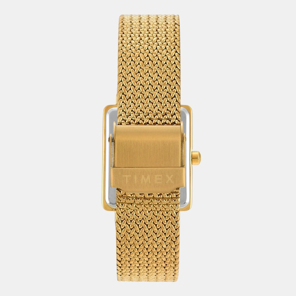 Fashion Women Quartz Mother Of Pearl Dial Analog Stainless Steel Watch TWEL20703