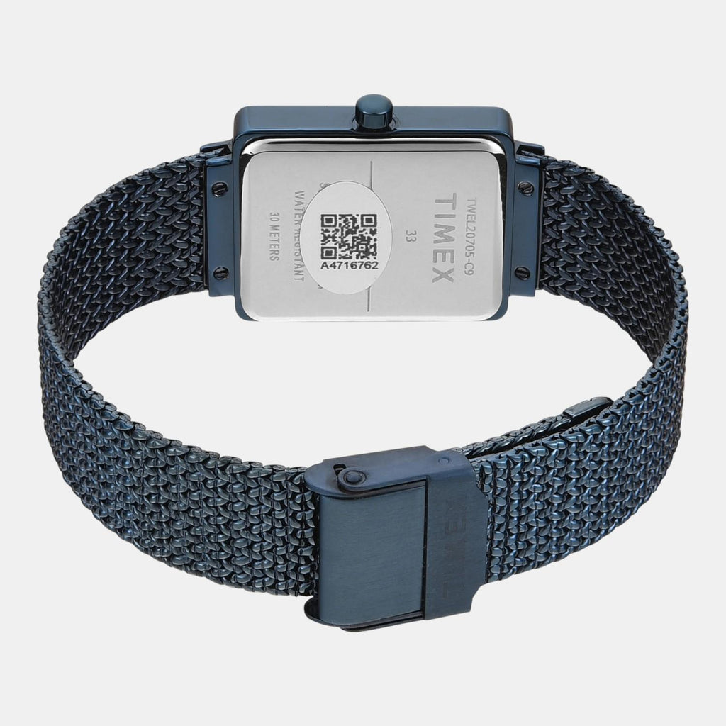 Fashion Women Quartz Mother Of Pearl Dial Analog Stainless Steel Watch TWEL20705