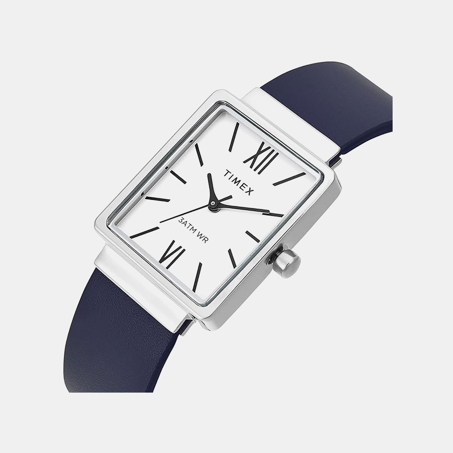 Fashion Women Quartz White Dial Analog Leather Watch TWEL20706