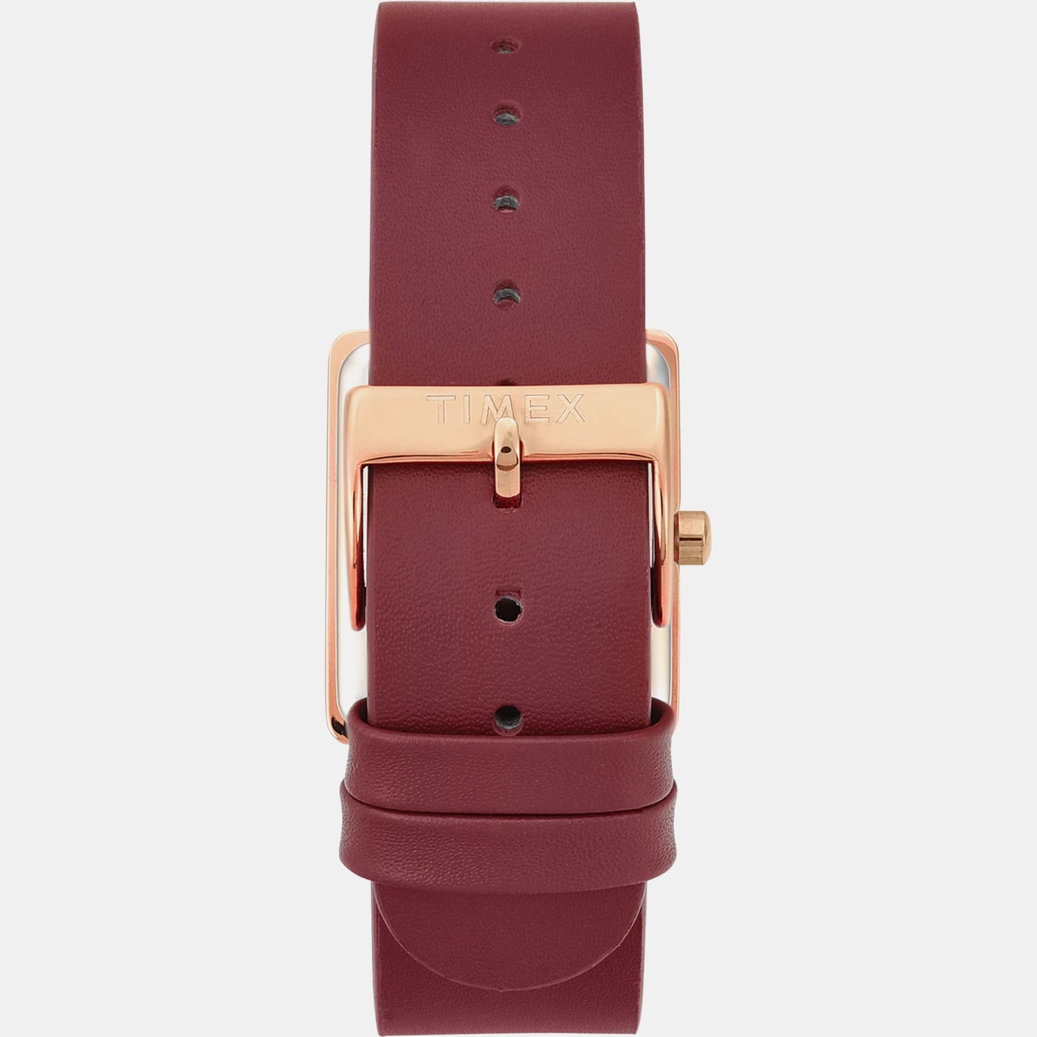 Fashion Women Quartz Rose Gold Dial Analog Leather Watch TWEL20708